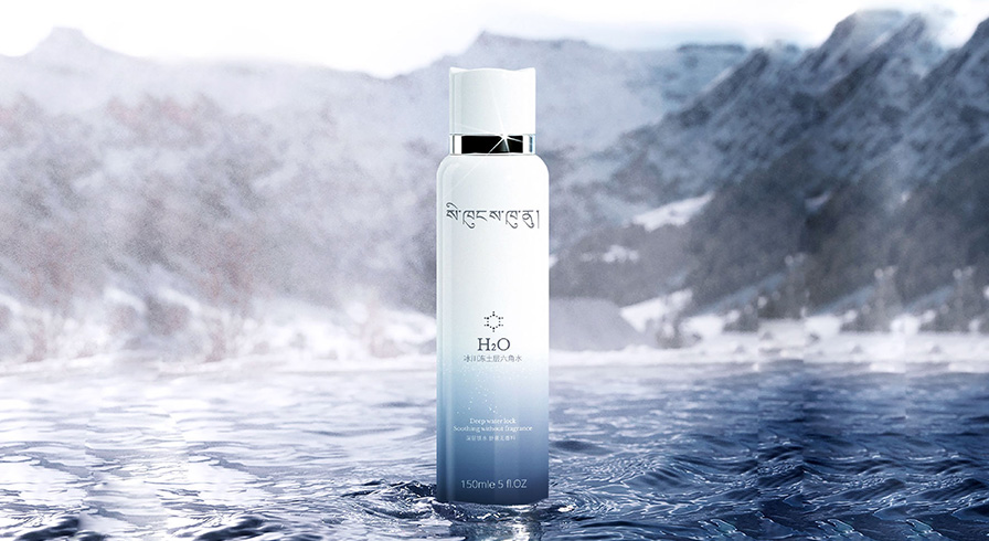 冰川矿物质水喷雾 产品造型设计