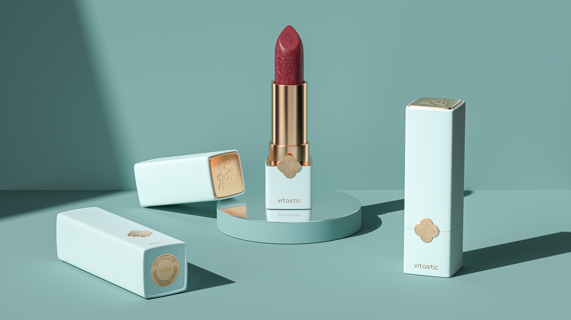 vitastic 口红产品造型设计