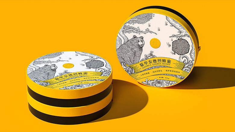 牛姆林蜂蜜包装设计与牛姆林蜂蜜土特产包装设计思路