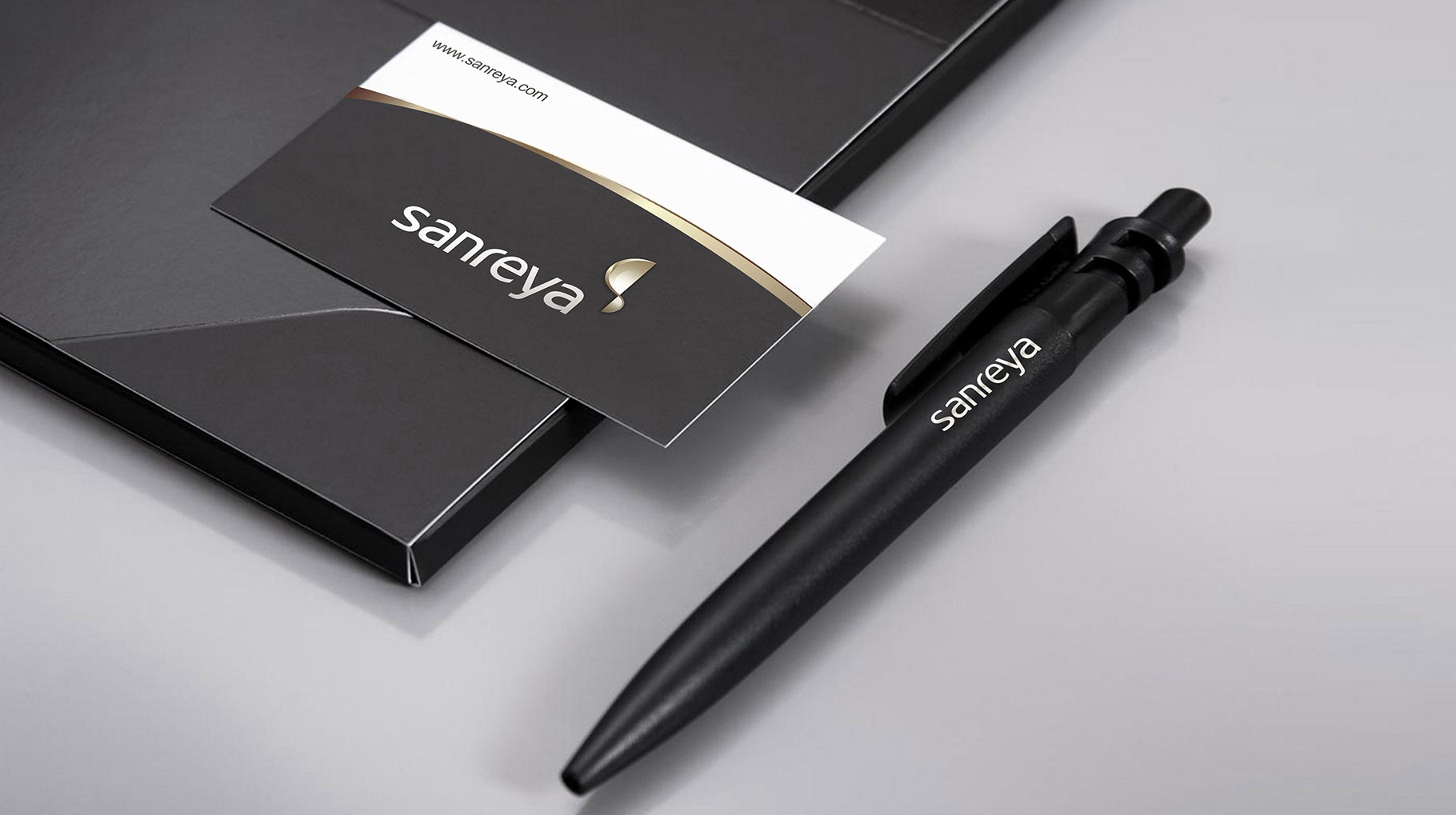 Sanreya尚睿电子产品logo设计和电子产品vi设计